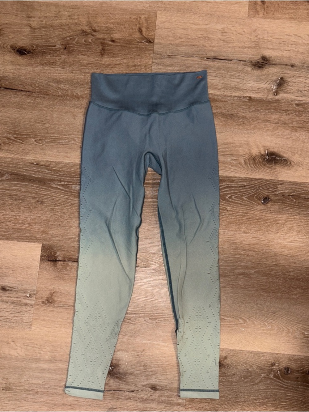 PINK Victoria's Secret Blue to Sage Ombre High-Rise Leggings